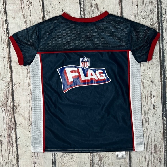 Houston Texan Flag Football Boys Kids Reversible Jersey Youth - Picture 2 of 5